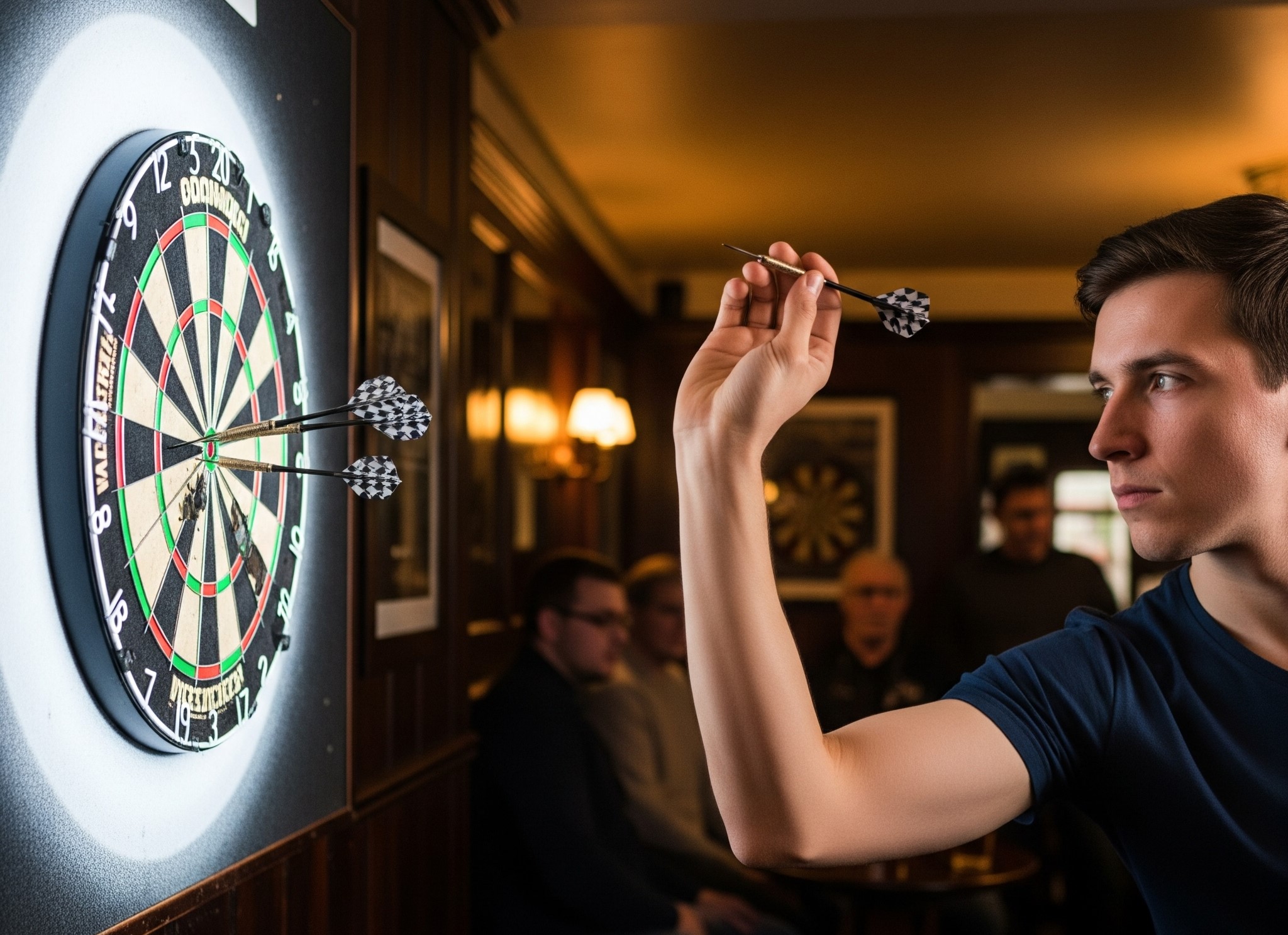 Image of an intermediate dart thrower